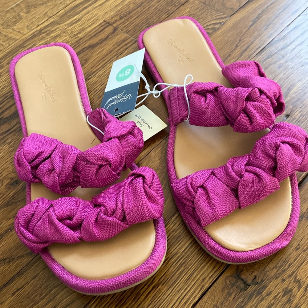 Pink sandals